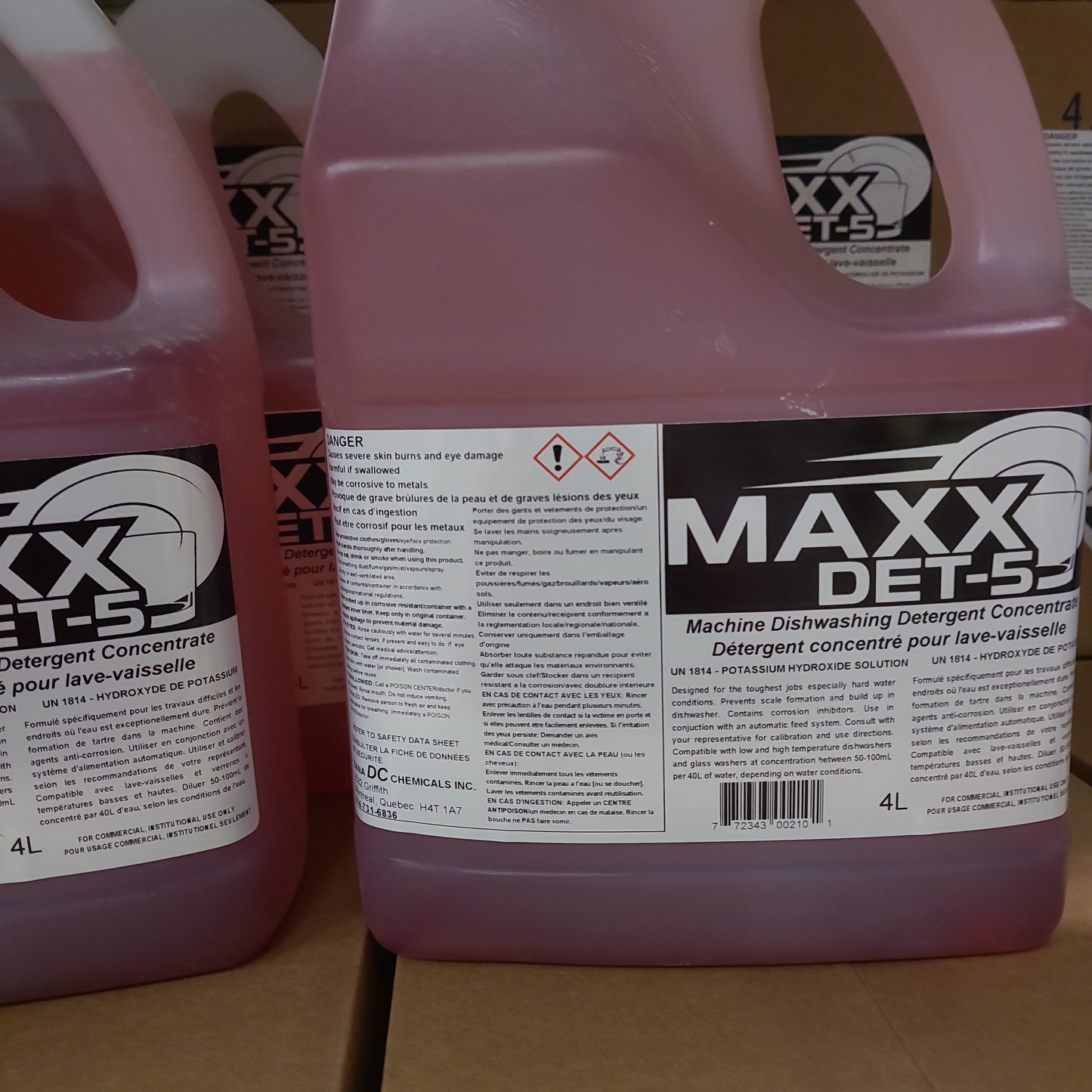 GLOMATIC/MAXX 5 LIQ. AUTO DISH DETERGENT 4L