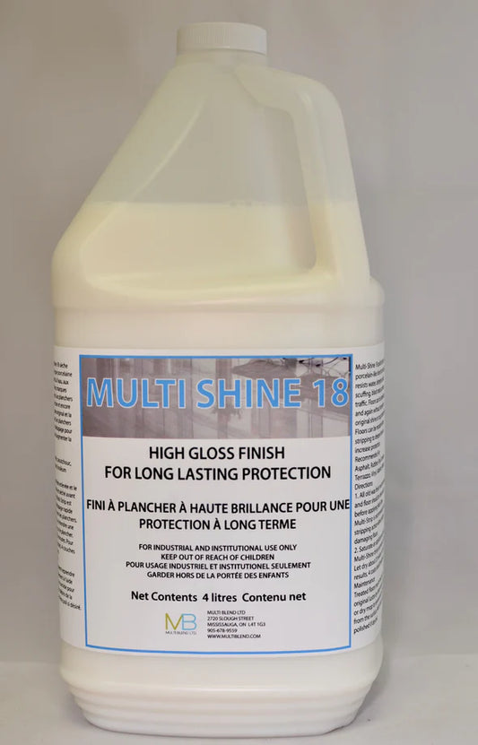 MULTISHINE 18 HIGH GLOSS FLOOR FINISH