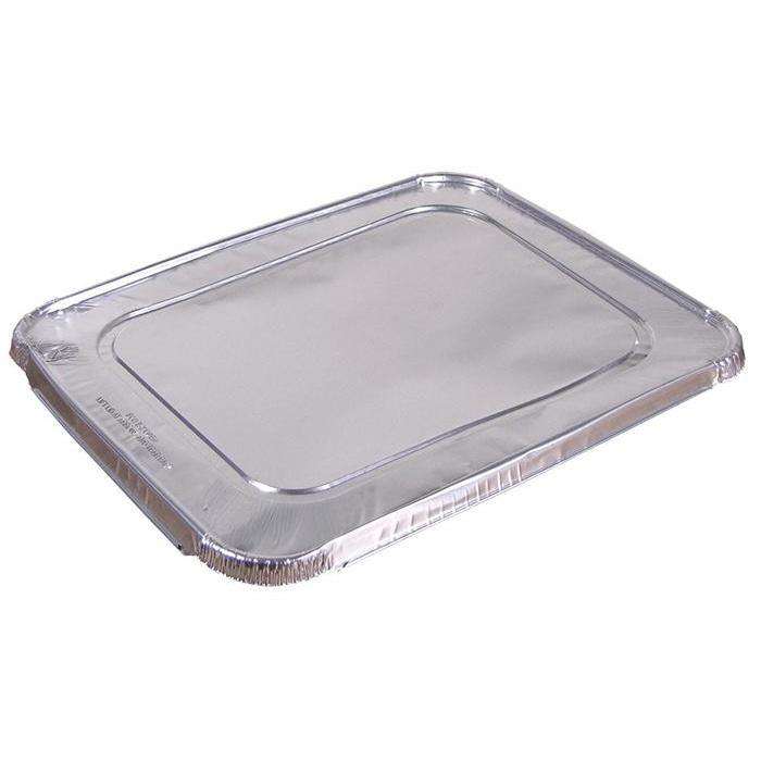 HALF SIZE LIDS FOR FOIL STEAM TRAYS (100)