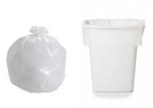 20x22 WHITE GARBAGE BAG LINERS (500/CASE)