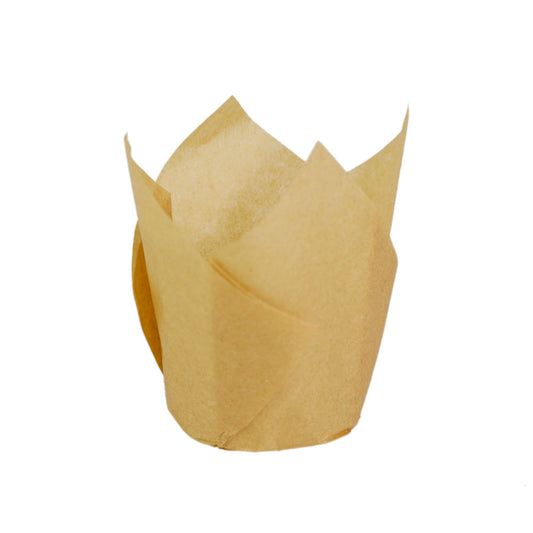 TULIP PAPER BAKING CUPS NATURAL KRAFT (1000/CASE)